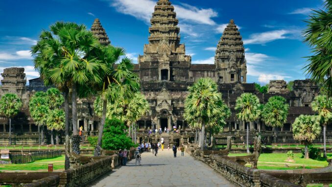 les temples d'Angkor en Combodge