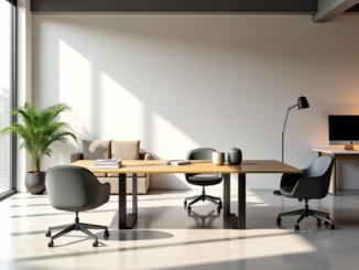 l'espace et la luminosité grâce à la décoration de bureaux professionnels
