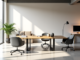 l'espace et la luminosité grâce à la décoration de bureaux professionnels